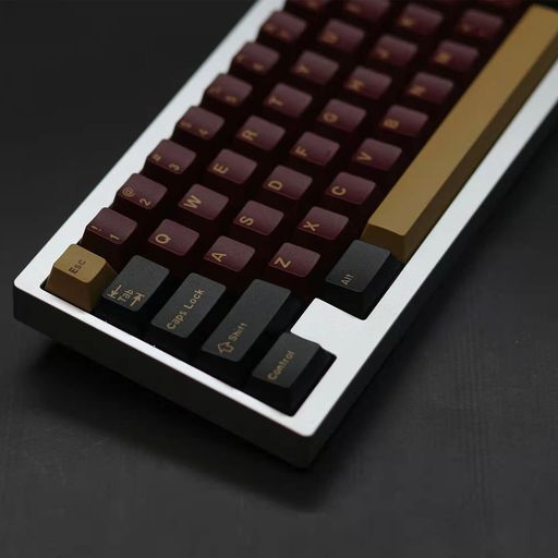 172キーDOUBLESHOT キーキャップ CHERRY PROFILE RED SAMURAI KEYCAPS SET は61/64/87/104/108チェリーMXスイッチメカニカルキーボードに適合