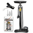 自転車空気入れ仏式/英式/米式バルブ対応【160PSI/11Bar】くうきいれ自転車足踏み式携帯ポンプロードバイクくうき空気入れ空気入れコンパクト小型軽量非電動...