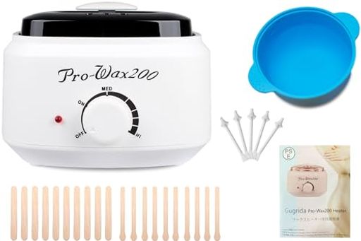 ブラジリアンワックス脱毛GugridaPRO-WAXバージョンアップ版ワックスヒーターセットGugrida日本語説明..