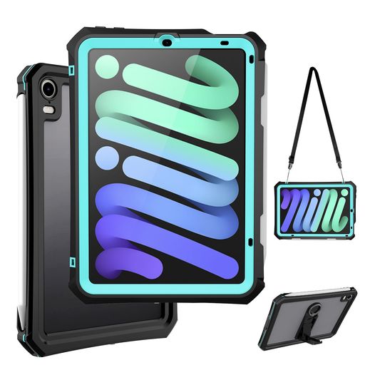 【対応機種】iPad mini 7/6 (8.3インチ2024/2021)のみ対応.モデル: iPad mini第7世代:A2993/A2995/A2996, iPad mini第6世代:A2567/A2568/ A2569.他の機種との交換性がありませんので、ご購入になる前に、ぜひ型番のご確認をお願い致します。 【超強防水力】ipad mini7防水ケースはIP68の最高防水等級を取得しております。水の浸入を防ぐので、水場でも大活躍です、防水だけでなく、小さな塵や雪にもしっかり保護できます。 【薄型設計】ipad mini6ケースが大きいという概念を覆し、普段使いにも活躍できるスリムなサイズ。ケースをつけた状態でも、画面タッチ、電源on/off、音量調整、充電などの操作は全て可能です。 【全面保護】iPad mini7カバーは高品質のTPU+ABS素材を採用されていますので衝撃にとても強いです。iPadが落下時の衝撃を吸収と分散することにより、中身をしっかり保護できます。