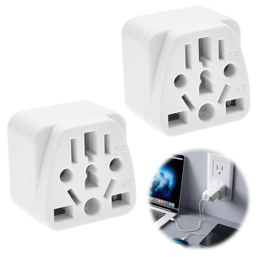 PAVIKEマルチ変換プラグa型2個セット海外変換プラグ電源変換プラグ10A250V/125V多国間変換プラグ高互換..