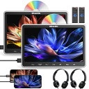 GOnavidioヘッドレストモニターdvd2台セットスロットインHDMI入力スマホ同期DVDプレーヤー車載10.1インチCPRMレジュームリージョンフリーヘッ...