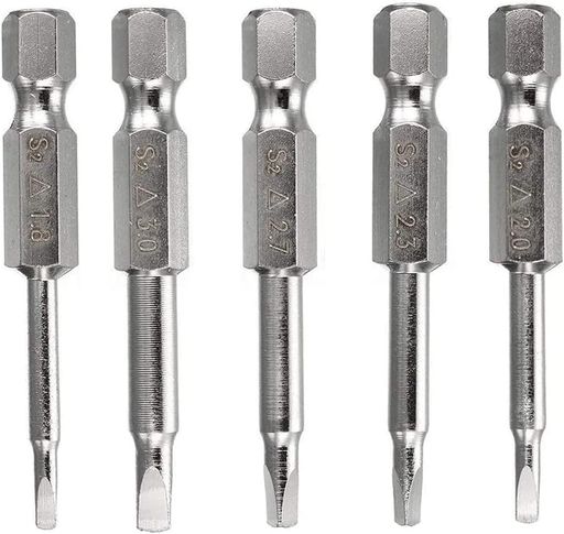 Bestgle三角ビットセット50mm精密ドライバーセットS2鋼六角軸磁気ビット電動ドライバービット三角穴用..