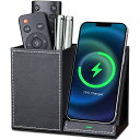 KINGFOM充電スタンド充電ステーションペン立て小物入れ置くだけiPhone14シリーズ/13シリーズGalaxy各種対応最大10W出力(黒-A)