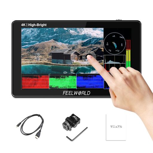 FEELWORLD LUT5E ե˥5.5å4K HDMI1600NIT⵱3D LUTȷ1920...