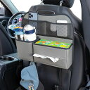 レザー製大容量車ティッシュケース収納ポケット-100-160枚のティッシュを収納可能、多機能カー後部座席及び前部座席ヘッドレスト収納袋、耐久性のあるカーシート整理アクセサリー(はい…