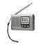 ワイヤレスラジオポータブル多機能ポケットFM/MW/SWマルチバンドラジオ受信機デジタル目覚まし時計付き..