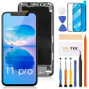 SRJTEKForiphone11Pro液晶パネル画面交換修理用タッチパネルセット5.8インチA2215A2160A2217モデルに対応LCDディスプレイタッチスクリーンデジタイザー修理パーツ工具付き