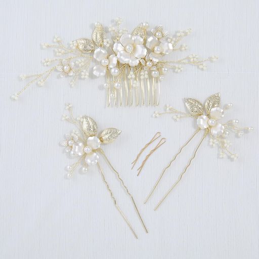HAODELIY髪飾りヘアアクセサリー2024年人気ヘッドドレスコームUピンヘアピン5点セット綺麗な花柄パール髪飾り花嫁ヘアアクセサリー手作りウェディングヘッドドレス髪飾りフラワー結婚式… HAODELIY髪飾りヘアアクセサリー2024年人気ヘッドドレスコームUピンヘアピン5点セット綺麗な花柄パール髪飾り花嫁ヘアアクセサリー手作りウェディングヘッドドレス髪飾りフラワー結婚式…
