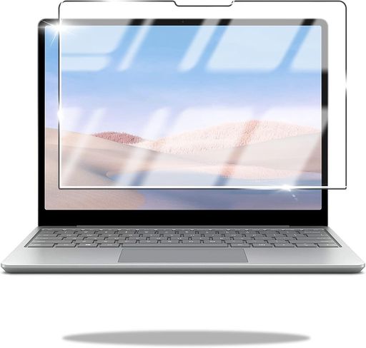 AwubaigForSurfaceLaptopGo3/Go2/Goガラスフィルム12.4インチLaptopGo3フィルム液晶保護フィルム強化ガラスケース