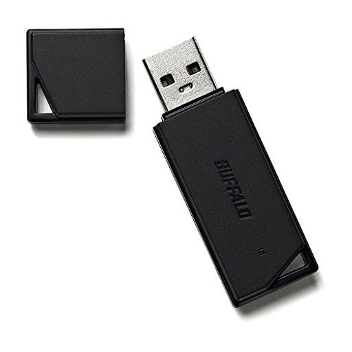 BUFFALO USB2.0 どっちもUSBメモリー 64GB ブラック RUF2-KR64GA-BK