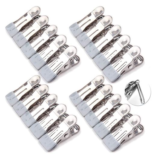 MITUKE【2025年強力型】モノクリップ洗濯バサミ洗濯ピンチ洗濯ばさみステンレス製錆びに強くノンスリッ..