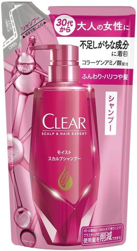 CLEAR(クリア) モイスト スカルプシャンプー 詰め替え用 300g