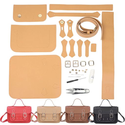 DIYハンドバッグ作成キットレザークラフトショルダーバッグキットレディース手作りバッグキットレザー..