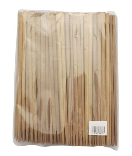 中村 竹 割り箸 炭化 双生箸 100膳 ポリ袋入り 24cm 89006