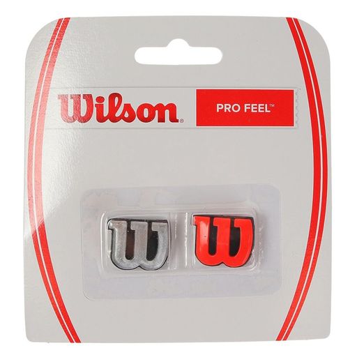 其它 - Wilson(ウイルソン)テニス振動止めPROFEEL(プロフィール)2個入りレッド/シルバーWRZ537600ウィルソン