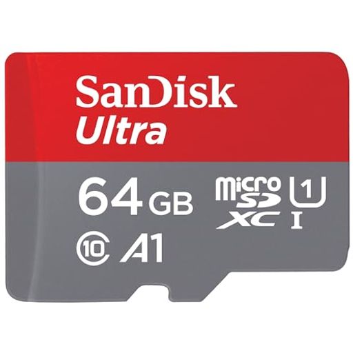 SanDisk 64GB Ultra microSDXC UHS-I メモリーカード アダプター付き - 最大140MB/...