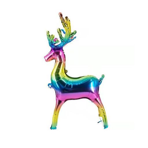 クリスマス風船トナカイそり台3Dアルミ風船クリスマス装飾バルーントナカイのそりスタンディングバルー..