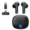 MiddleRabbitSW52.4Gワイヤレスゲーミングイヤホンマイク付き、20ms低遅延、ドングル&Bluetooth5.4デュアルモードヘッドホン、PCPS5PS4デスクトップコンピューターVR対応、アプリ機能、複数の音效(2)