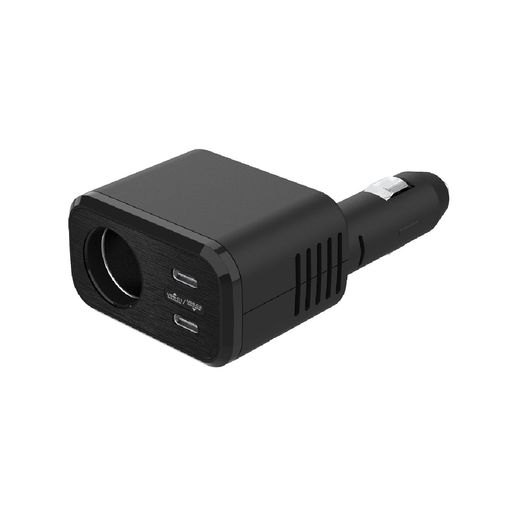 カシムラ 65W 急速充電 シガーソケット USB-Cx2ポート カーチャージャー 12/24V車 角度調整ダイレクトタイプ KX-252