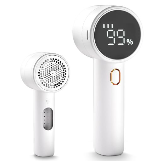 【2025年モデル毛玉取り】FrSara毛玉取り電動けだまとり毛玉クリーナー液晶ディスプレイ付き3段階のスピード調整強力6枚刃Type-C充電式安全装置様々な衣類靴下旅行自宅用