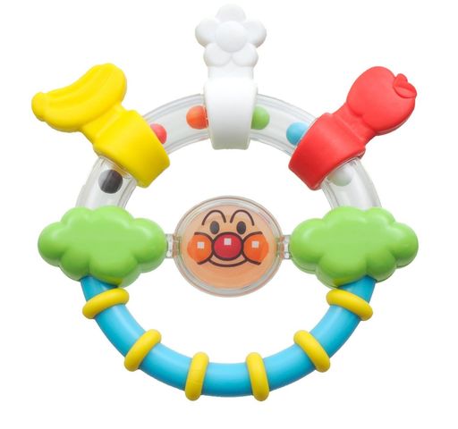BabyLabo(ベビラボ) アンパンマン NEWはじめてのはがためラトル 対象年齢: 3ヶ月~