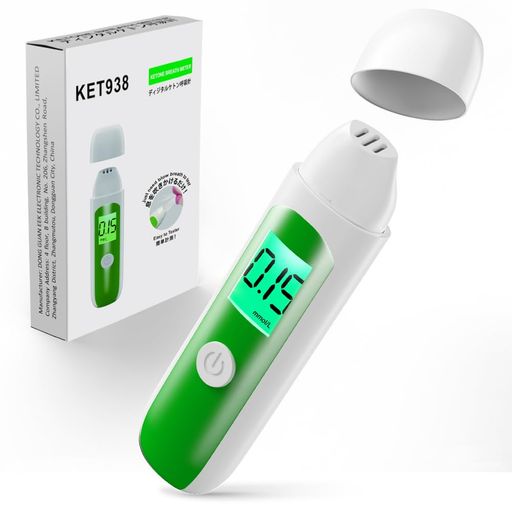 ケトン測定呼気式Ketosis症測定器、糖質制限ダイエット、体重管理センサケトン呼吸測定器(mmol/L)