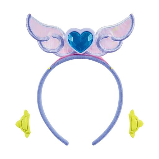 『ひろがるスカイ!プリキュア』より、 「変身プリチューム キュアマジェスティ アクセサリーセット」が登場! キュアマジェスティになりきれるカチューシャとイヤリングのセットです。 対象サイズ:頭囲約48~52cm 星(白抜き)2023年9月発売予定の「変身プリチューム キュアマジェスティ」と一緒に着用すれば、全身キュアマジェスティになりきれます。 (C)ABC-A・東映アニメーション