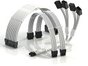 LINKUP-AVA4in112VHPWRPCIE5.0電源アダプター|600W16AWG|全電源ユニット(PSU)に対応|UL規格認定・スリーブ付きジャケット|RTX5000RTX4000GPU用の4本セット|