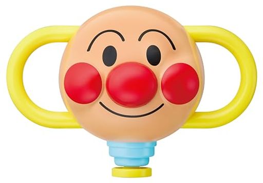 ● アンパンマンの顔の形をしたバケツシャワーです。 ● 下のノズルを押し引きすることで2通りの水の出方を楽しむことができます。 ● ノズルを引くとバルーン状に水が広がって流れ出ます。 ● ノズルを押すとストレートにまっすぐ水が流れ出ます。