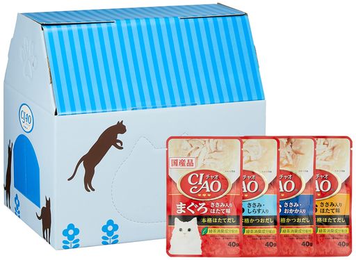 フード 素材を細かくペースト状にし、愛猫の喜ぶ素材をトッピング。歯の弱った高齢猫、子猫にも食べやすく、舐めるだけでおいしくいただけます。 ブランド名:Figaro(フィガロ) いなばペットフード 商品の重量:2.68 kg 内容量:1920 g