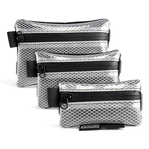 TACTICALGEEKStorageA5EDC収納ポーチセット、マルチパーパスMolleEDCガジェットポーチ、多機能ユーティリティ小工具ポケット、日常持ち運び用の小物オーガナイザー(ホワイト)