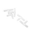 ACROPIXユニバーサル5mm水槽用プラスチック製3方向ティージョイントコネクターエアーラインチューブ-5個セット