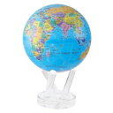 MOVA グローブ L 地球儀 L 世界地図シリーズ 行政図 4.5インチ L ベース付き L 電源不要!室内光・自然光で動く自動回転地球儀 L オフィス・デス...