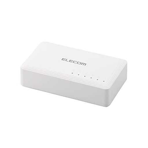 従来機種(※)より容積比で約68%サイズダウン。1000BASE-T対応ACアダプター電源のプラスチック筐体5ポートスイッチングハブです。 ※従来機種:EHC-G05PA-W 従来機種(※)より容積比で約68%サイズダウン。コンパクトで場所を取らない設計です。 ※従来機種:EHC-G05PA-W ストレート/クロスケーブルを自動判別する「Auto MDI/MDI-X」機能を全てのポートに搭載。接続ミスを防ぎます。 作動音が気にならない静音ファンレス設計で、静かな部屋での使用でも気になりません。 らくらく節電機能により接続していないポート、リンクしていないポートを自動的に判別し、電力供給を抑えます。パソコンがシャットダウンしている環境では、大幅な電力の節約を実現することができる、省エネ法に準拠したスイッチングハブです。