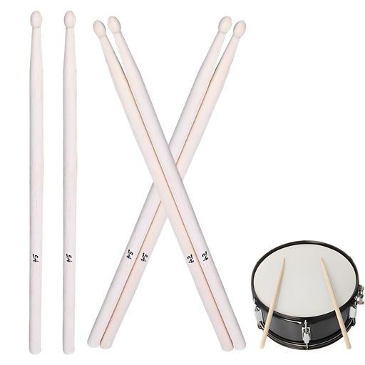 Doyimeドラムスティック5A【6本】ドラムハンマ太鼓打楽器音楽ドラム部品楕円形軽量リバウンド快適パールメープルウッド製ドラム練習用子供用初心者向けジャズポップスクラシック音楽ギ…