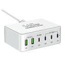 USB充電器合計140WPD急速充電器【単ポート100W/PD3.0、PPS、QC4+対応/6台同時充電】6ポートUSB-C*4&USB-A*2スマホPSE認証済みMACBOOKPRO/ノートPC/IPHONE(2)