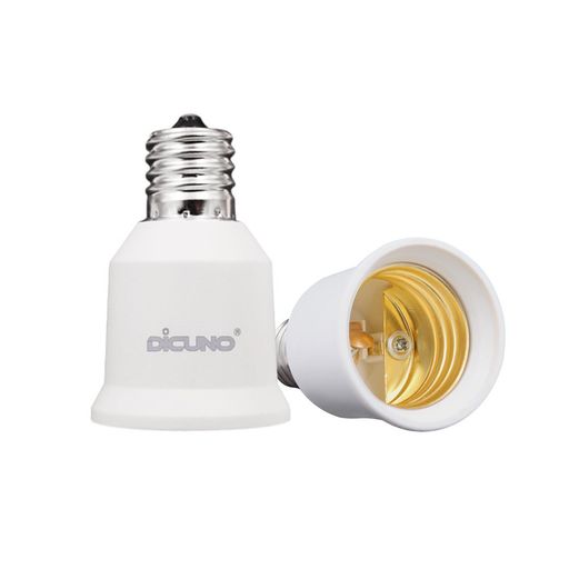 DiCUNOE17-E26口金変換アダプター変換ソケット熱に強い2個セット