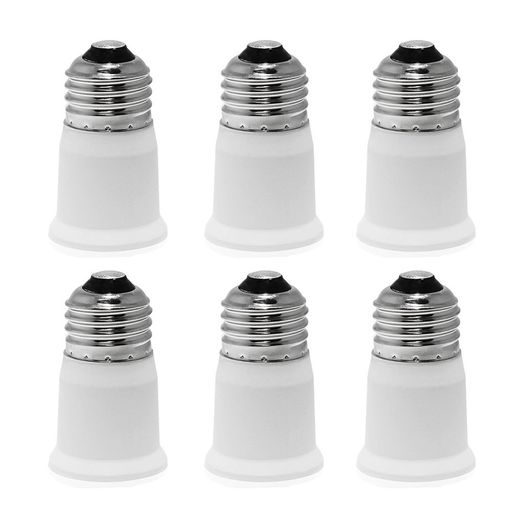 FandeliE26右向き矢印E26口金延長アダプターE26右向き矢印E26延長ソケット口金延長アダプター約3CM延長する6個セット
