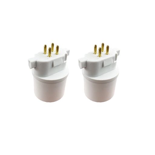 口金変換アダプター変換ソケットGX10q右向き矢印E262個入コンパクト蛍光灯からLED電球への交換に最適