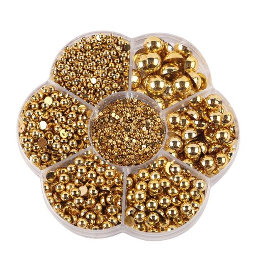 Hitasi半円パール3100粒半球パールABSパールストーンパールスカボション2/3/4/5/6/8/10Mm光沢半球型ネイルアート衣類携帯電話手作りアクセサ...