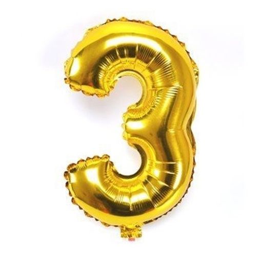 makesmileちょうど良い大きさ数字バルーンゴールド誕生日ウェディングパーティーに(3)