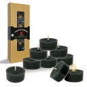 ティーライトキャンドル ミニアロマキャンドル 香りの蝋燭 24個 円形 ろうそく TEALIGHT CANDLES キャンドル セット 燃焼4-5時間 家の装飾 暖茶 安息日 結婚式 (DARK GRAYーサンダルウッドの香り)