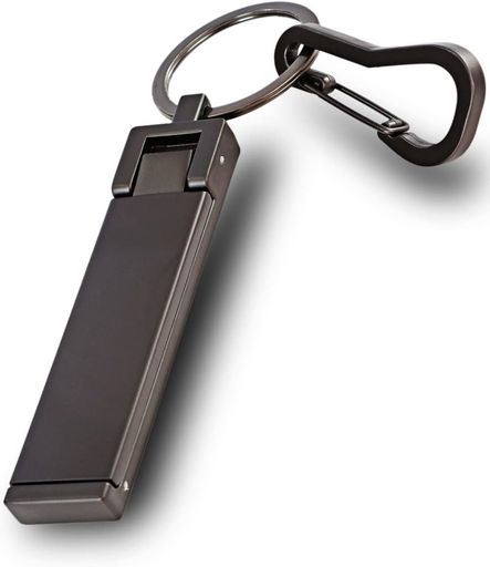 バッグハンガーテーブルフックカバン掛けススマホスタンド多機能キーホルダー折りたたみ式デスクホルダー亜鉛合金素材収納携帯便利高強度キーホルダーバッグフック(1個)(黒)