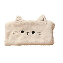 ヘアバンド洗顔風呂ヘアバンド吸水ヘアバンド耳ヘアバンド猫ヘアバンド顔を洗って、化粧して速乾性マイクロファイバー(ベージュ)