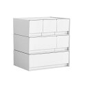 Sanguine小物入れ引き出しレターケース書類ケース収納ボックス引き出し小物収納ケースA5文房具収納積み重ね可能オフィス収納幅23*奥行17*高さ24cm