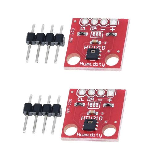 Hailege2個セットHTU21D温度湿度センサーブレークアウトモジュールI2CIIC1.5V-3.6VはSHT20と互換性のあるSHT15を交換SHT21