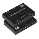 8KDISPLAYPORT切替器DP1.4双方向DP切替器DISPLAYPORT切替器8K@30HZ4K@120HZHDCP対応1080P解像度対応DISPLAYPORT1入力2出力2入力1出力DISPLAYPORT