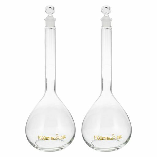 PATIKIL 1000MLʬ٥ե饹 2ĥå 3.3ۥ饹 饹ȥåѡդ Ƹ0.7ML ¸Ʃʥե饹...