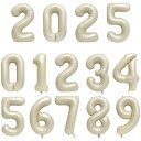 BTZO数字バルーン風船誕生日ナンバーハッピーバースデー約35cm小さめサイズ飾り付け記念日パーティーサプライズ記念日0~9セット2025新年クリーム